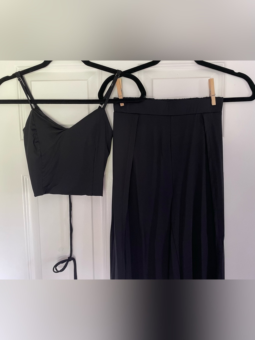 Better Be Women's Black two-piece pants set